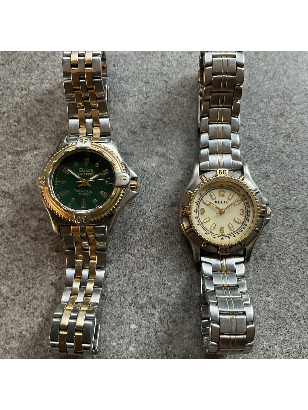 Pair Of Relic And Guess Womens Watches Both Watch Run Great A17